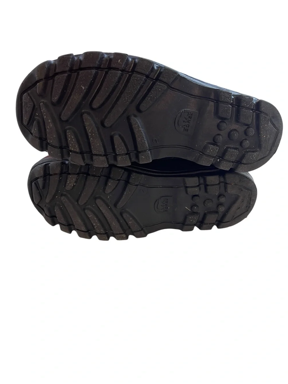 Sorel Kids Navy and Olive Cold-Weather Snow Boots size 2